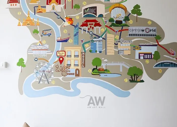 Auberge de jeunesse Ease At Sathorn And Coworking Space Bangkok
