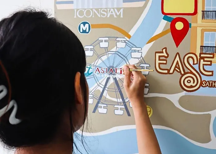 Ease At Sathorn And Coworking Space Auberge de jeunesse Bangkok